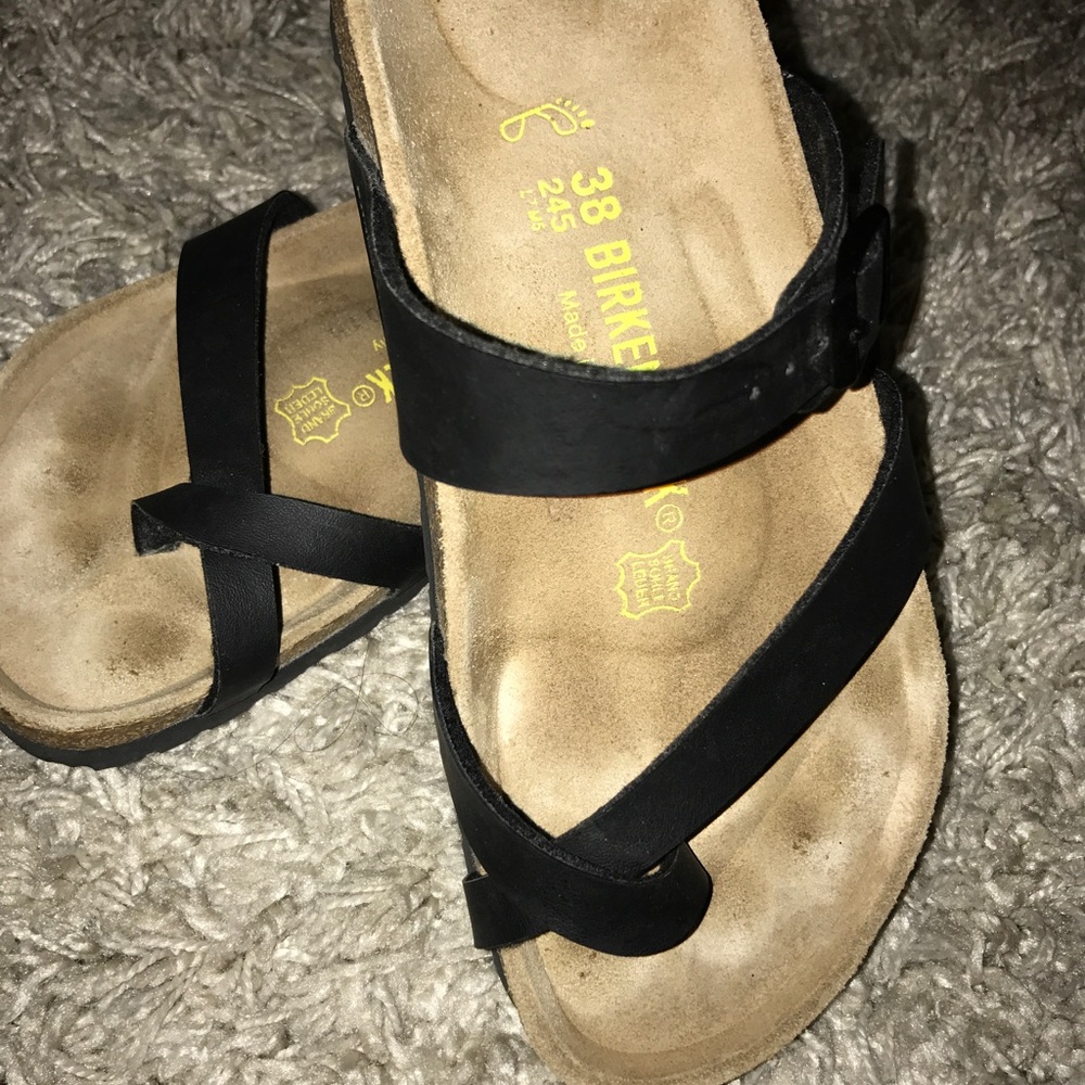 Mayari Birko-Flor Black Size 38 (7-7.5)