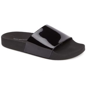 Tony Bianco Patent Leather Slide Sandal