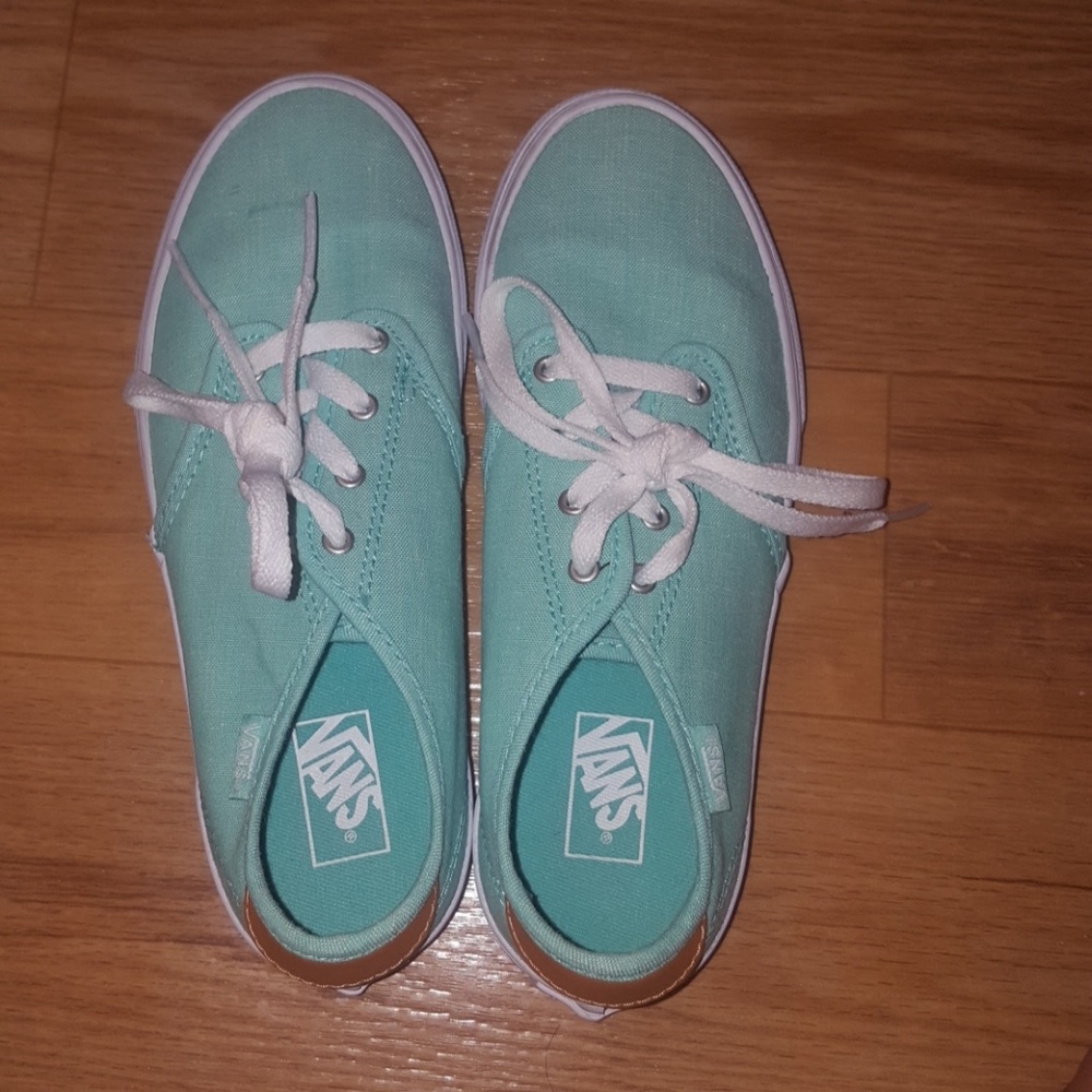 Van's Mint Green Skater Shoes for Girls/Women