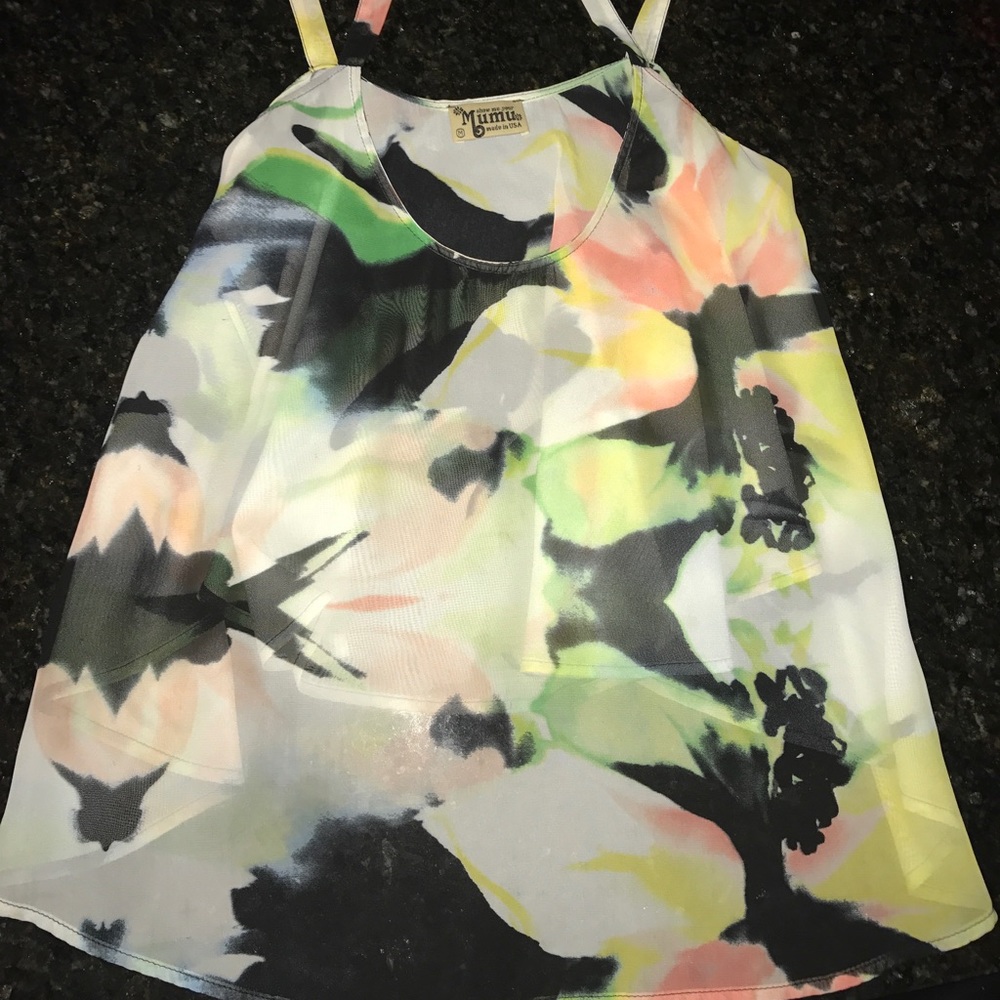 Show Me Your MuMu Swing Tank Watercolor