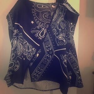 Strapped River island top.