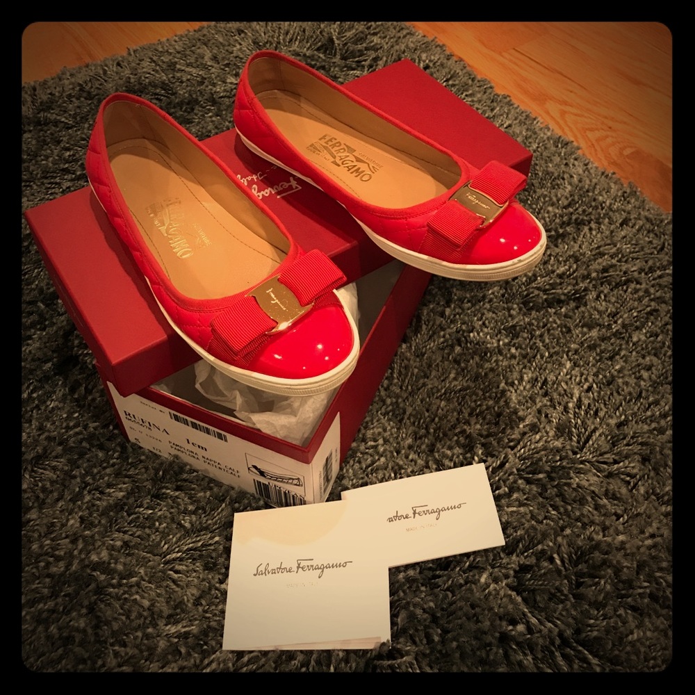 Salvatore Ferragamo Quilted Leather Slip On Rufina