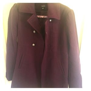 Maurice's Purple pea coat jacket