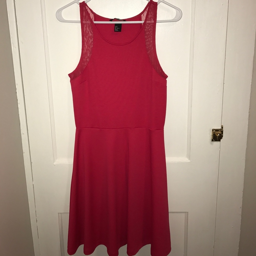 Bright pink sundress/semiformal dress