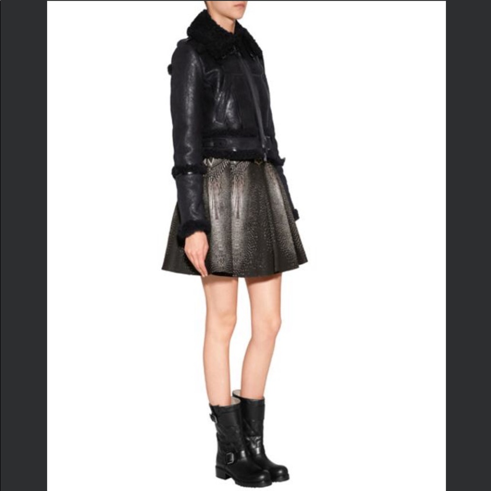 Authentic Burberry Lamb Shearling Twyford Jacket