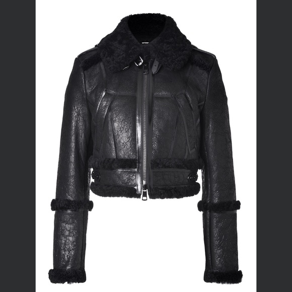 Authentic Burberry Lamb Shearling Twyford Jacket - Picture 2 of 7
