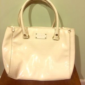 Kate Spade cream mid sized handbag
