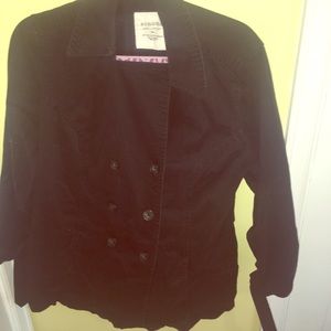 Sonoma black button jacket