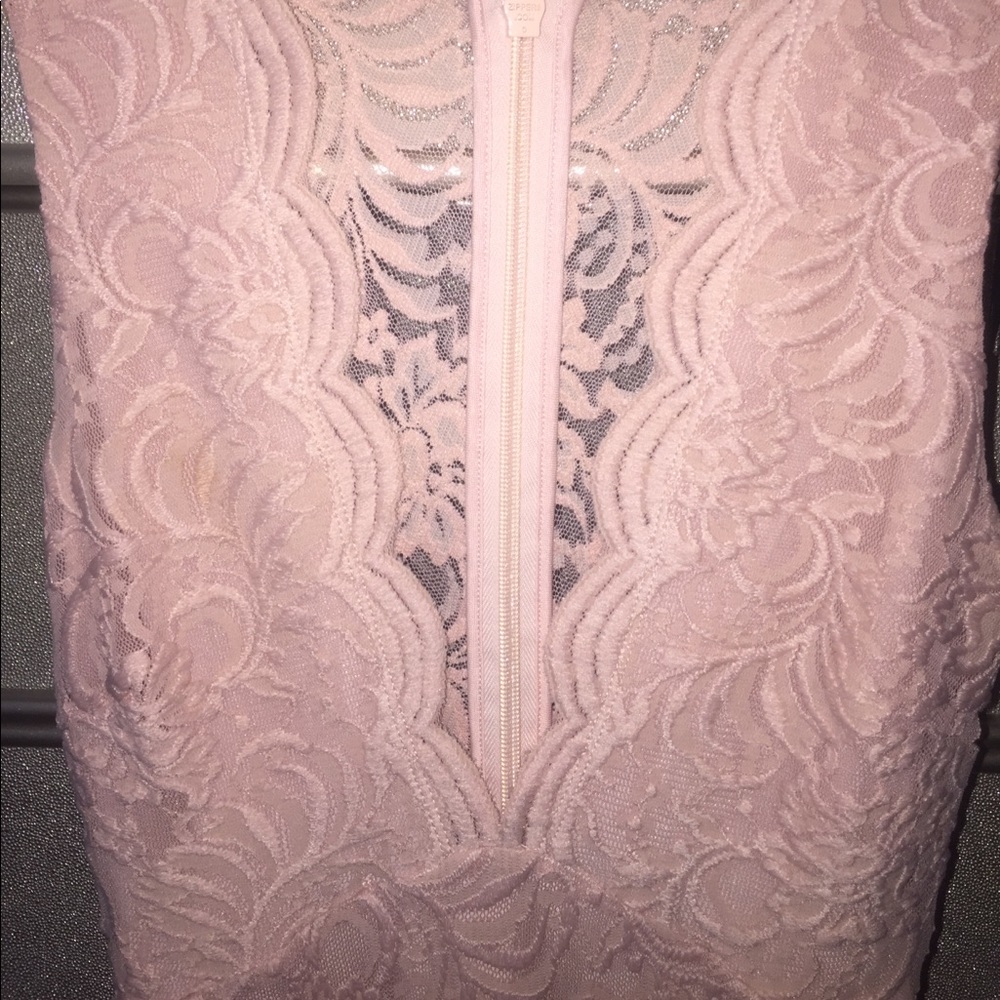 Lace BEBE cocktail dress - Picture 2 of 3