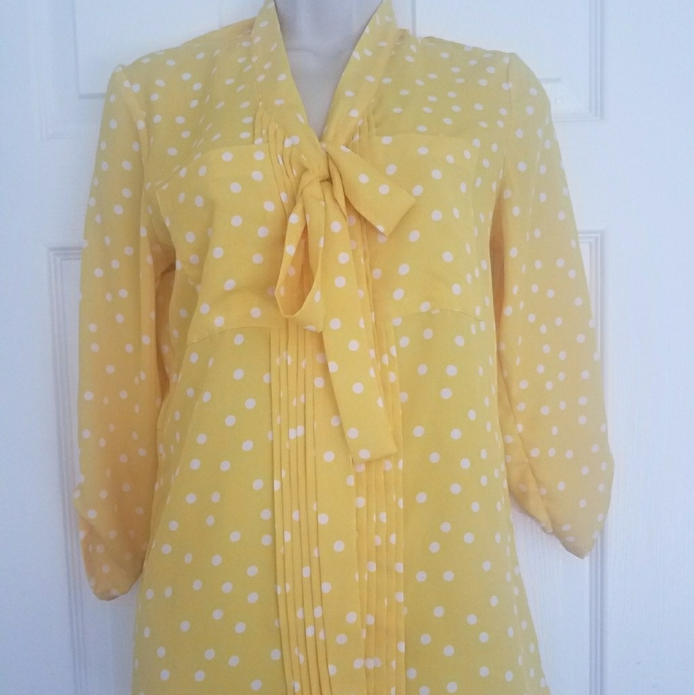 Polka dot blouse