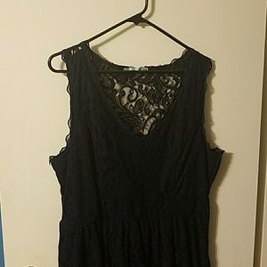 Maurices blue lace dress