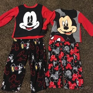 Mickey Mouse pajamas, great for cold winter months