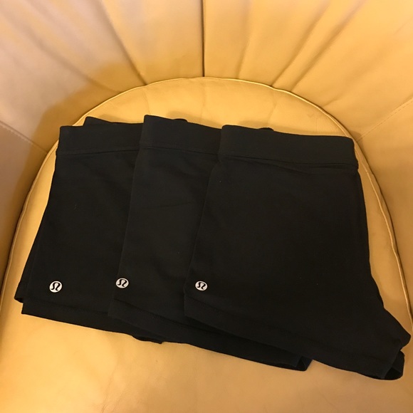 Lululemon black, simple, shorts - Picture 2 of 2