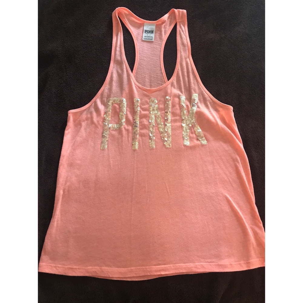 Victoria Secret PINK sequin tank top