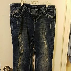 Maurices Denim Jeans with fading and tears