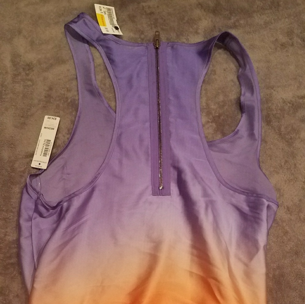Ana Tank Top with rear zipper NWT