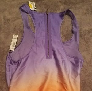 Ana Tank Top with rear zipper NWT