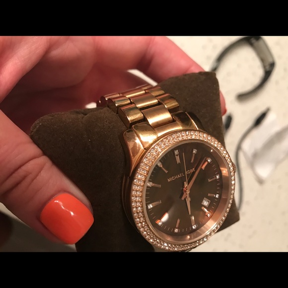 Rose Gold Michael Kors Watch main image 5