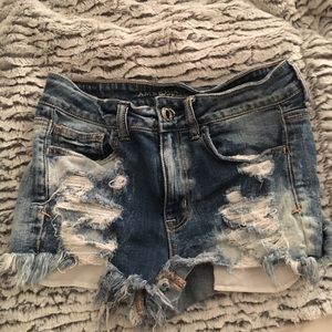 American eagle high wasted shorts