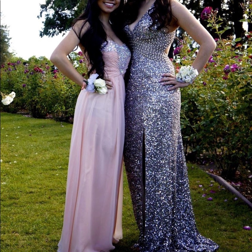 Peach Prom Dress, Size 00