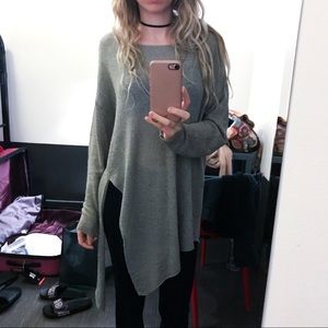 H&M Gray Asymmetric Tunic