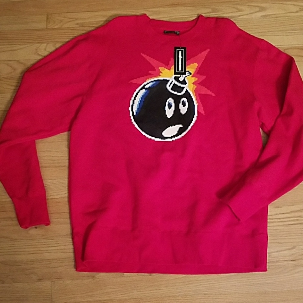 The Hundreds Red 16 Bit Bomb video Gamer Shirt