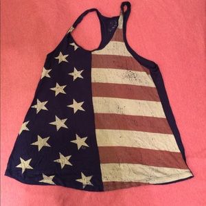 American Flag Tank Top