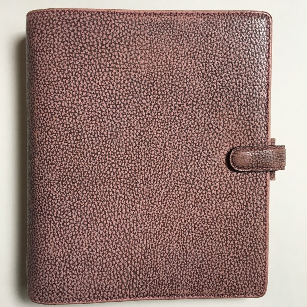 A5 Antique Rose Finsbury Filofax