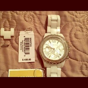 Michael Kors White Ceramic Watch