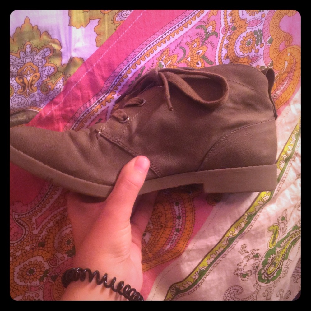 Taupe booties!!