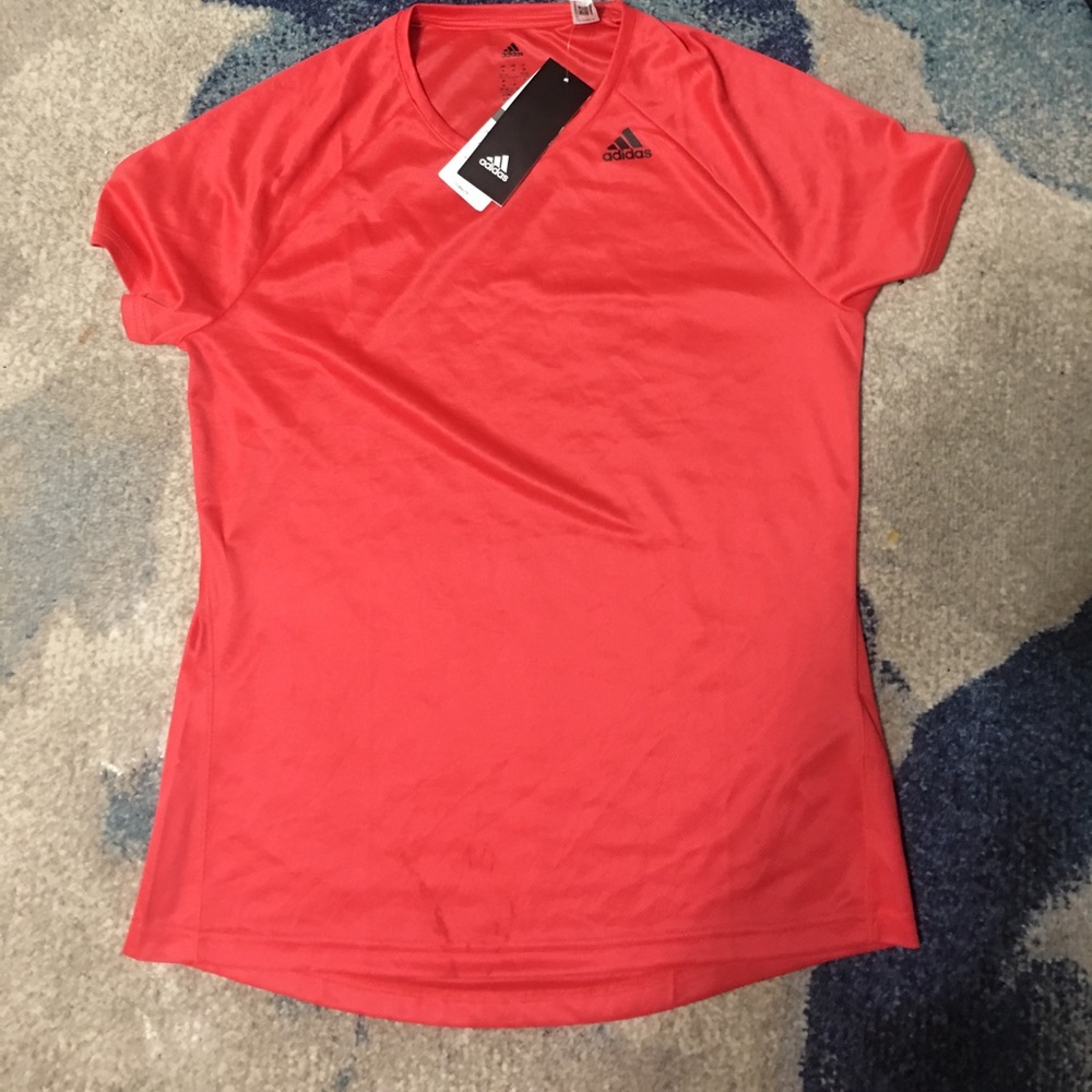 Nwt Adidas top coral color