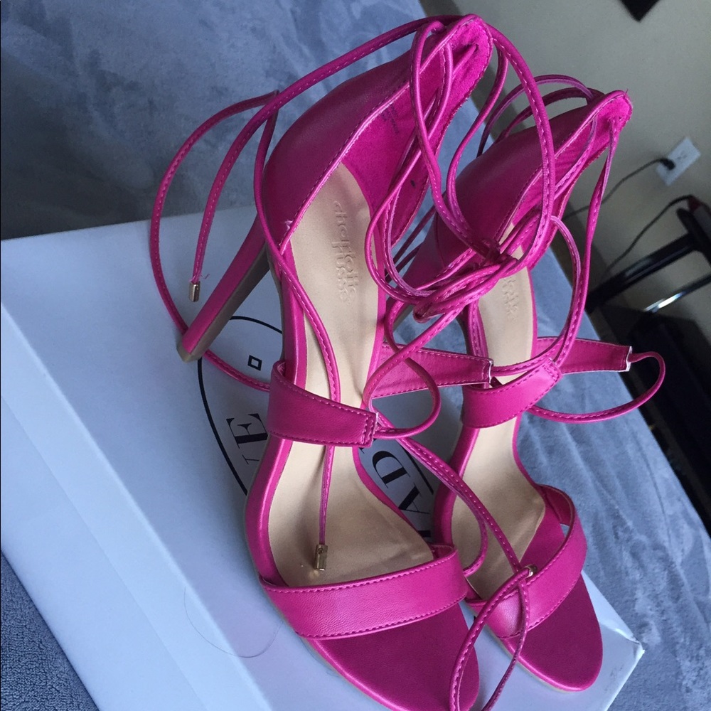 Pink heels