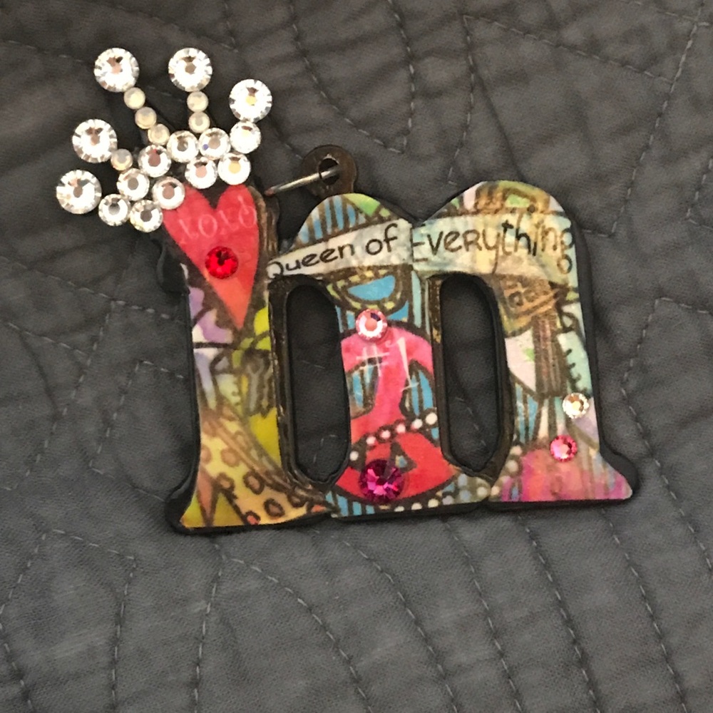 "M" charm