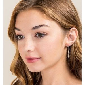 ⭐️star gold drop earrings ⭐️