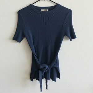 Asos tie-front knot top