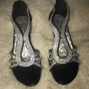 Bedazzled shoes