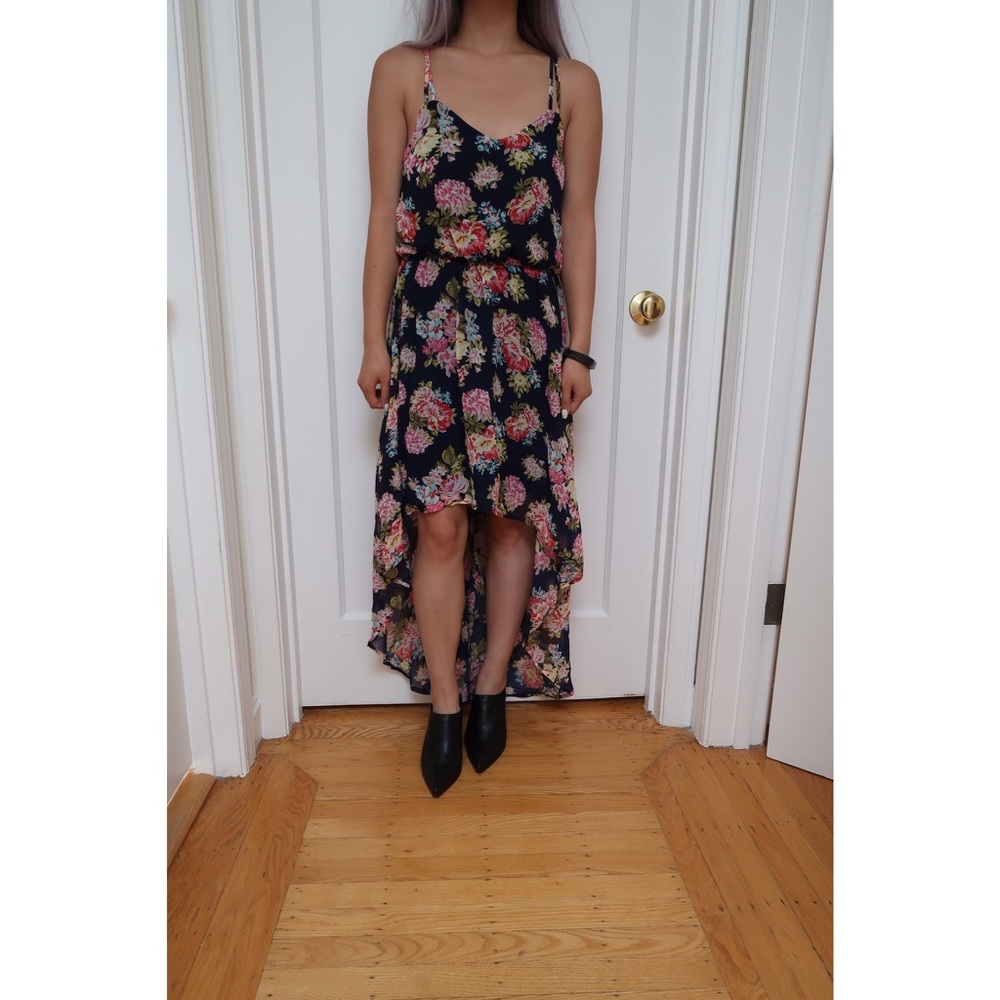 Floral High Low Dress