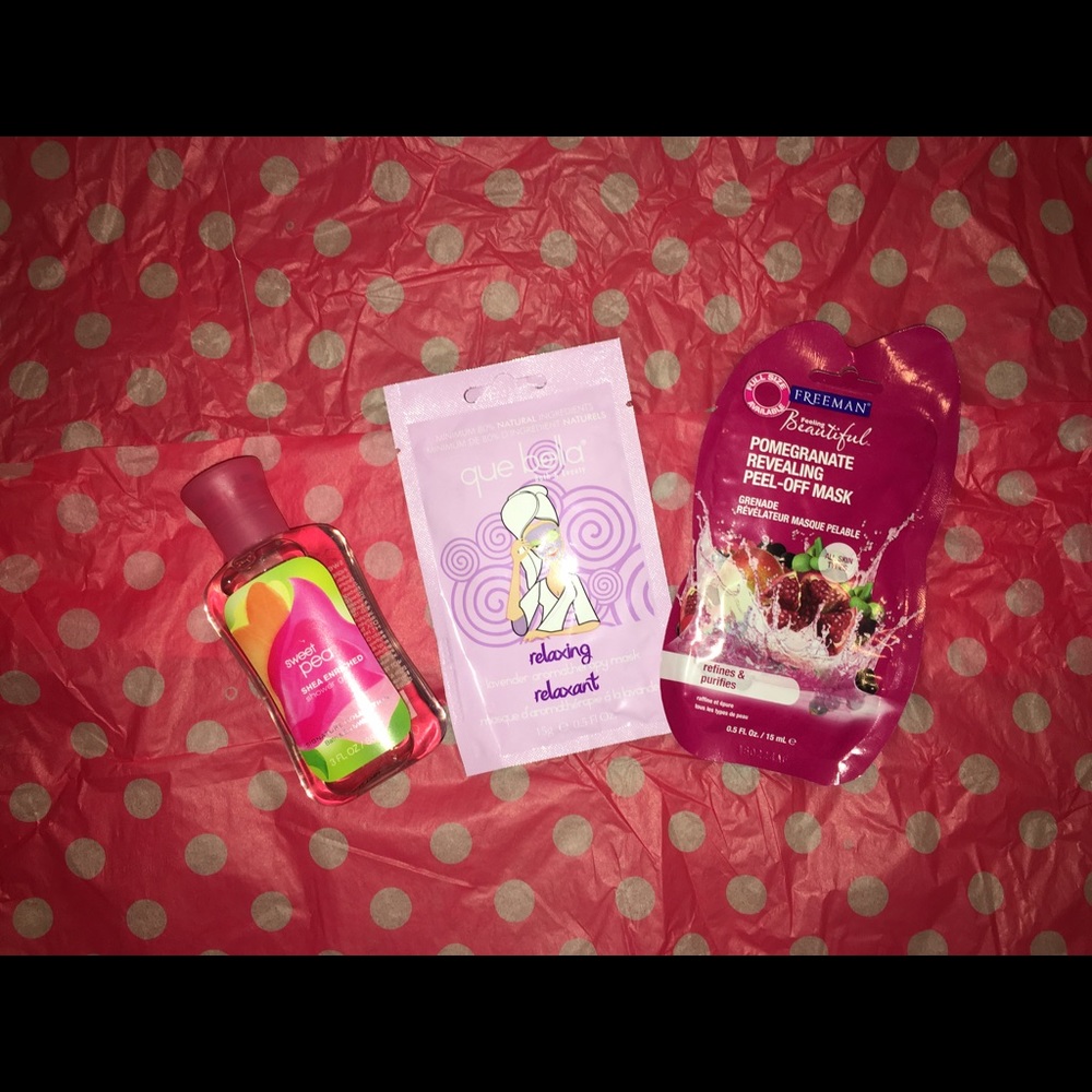 Face masks and body wash