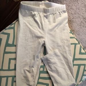 White 5t leggings