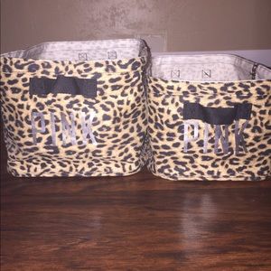 Victoria's Secret PINK storage bins/organizers