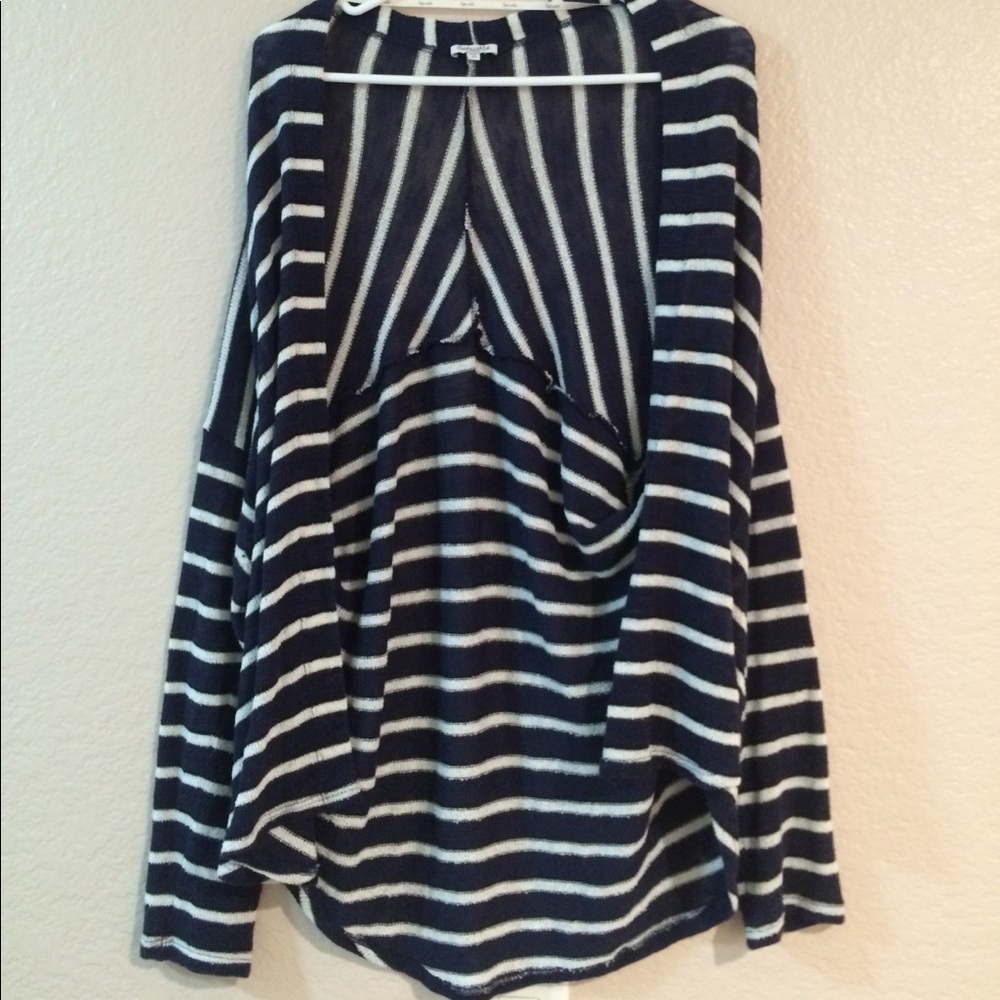 Splendid Striped Cardigan