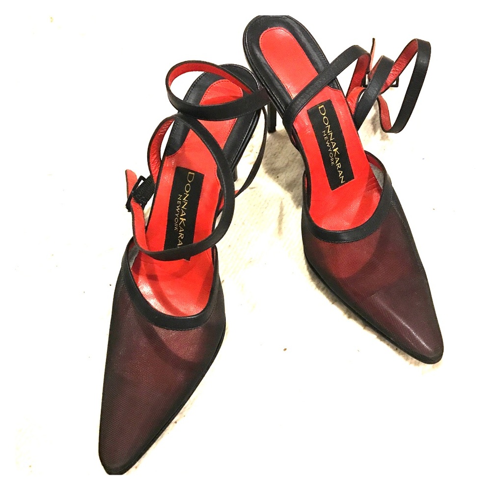 Black Ankle wrap heels