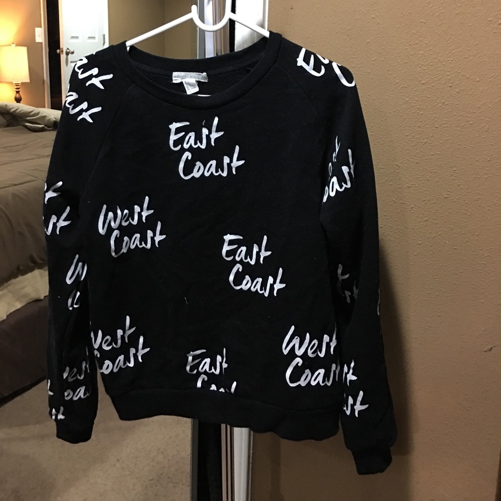 Forever 21 East Coast West Coast Crewneck Sweater