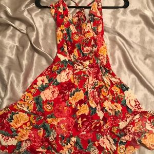 Sundress red yellow green