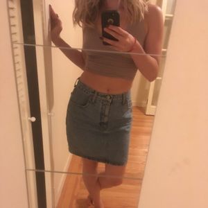 Vintage Guess denim mini skirt