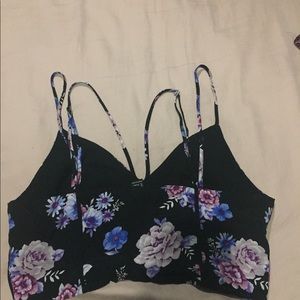 Floral skirt and crop top set!