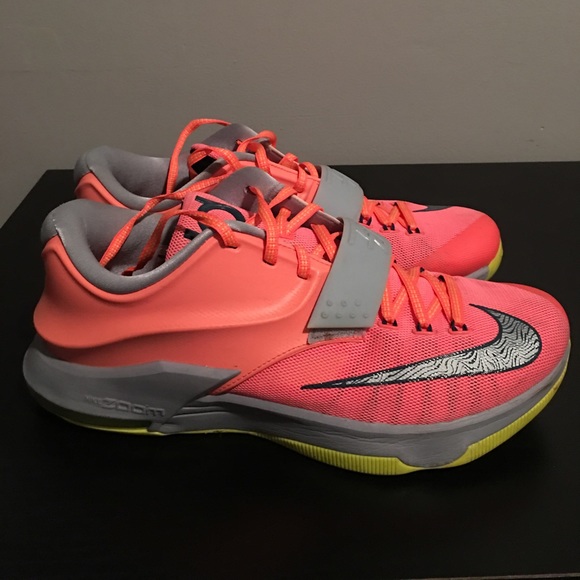 Nike KD VII Bright Mango 3500 Degree - Picture 3 of 4
