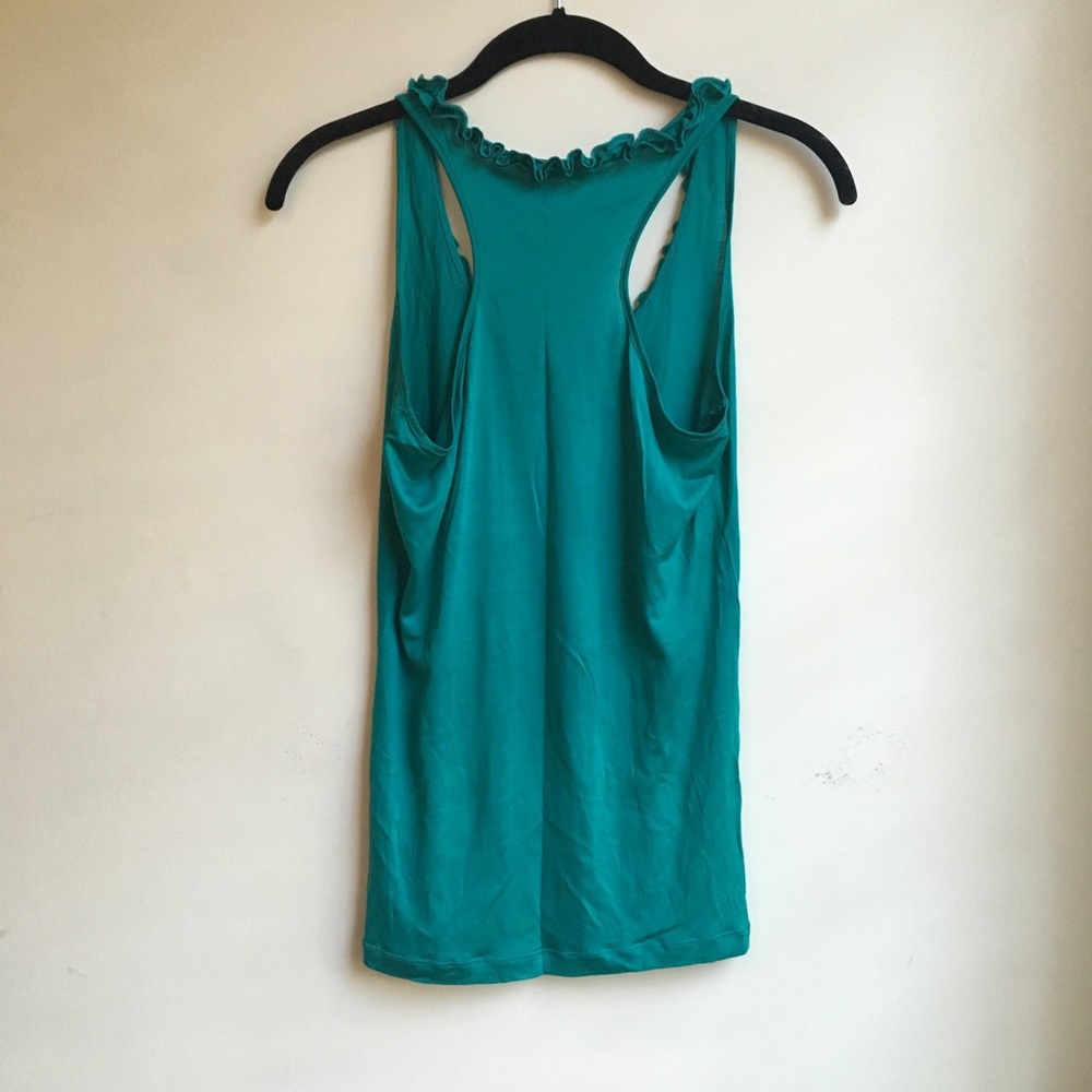 Marciano Ruffled Racerback Silk Tank - Picture 2 of 4