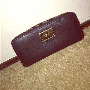 Black leather wallet
