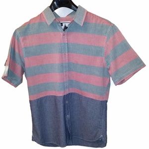 Beautiful Giant Mens Short Sleeve Casual Shirt L